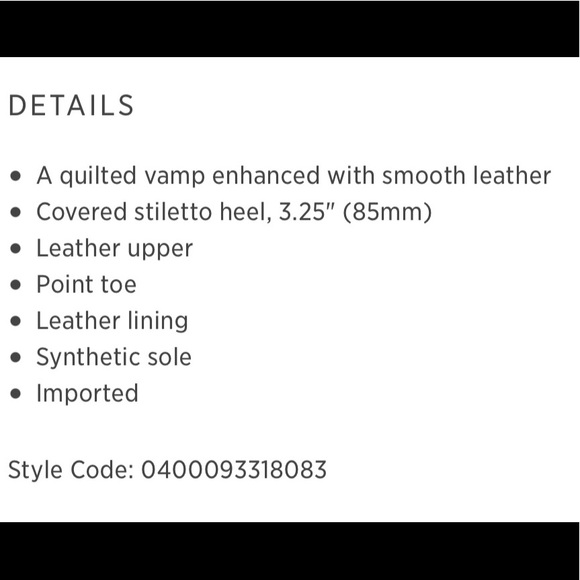 NWT Karl Lagerfeld Roulle Leather Toe-Point Pumps - Picture 6 of 7